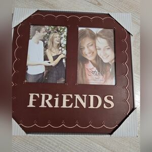 Fetco 11" X 11" FRIENDS Double Photo Picture Frame